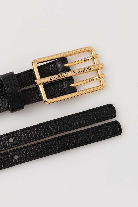 Elisabetta Franchi curea CT32S52E2 negru SS25