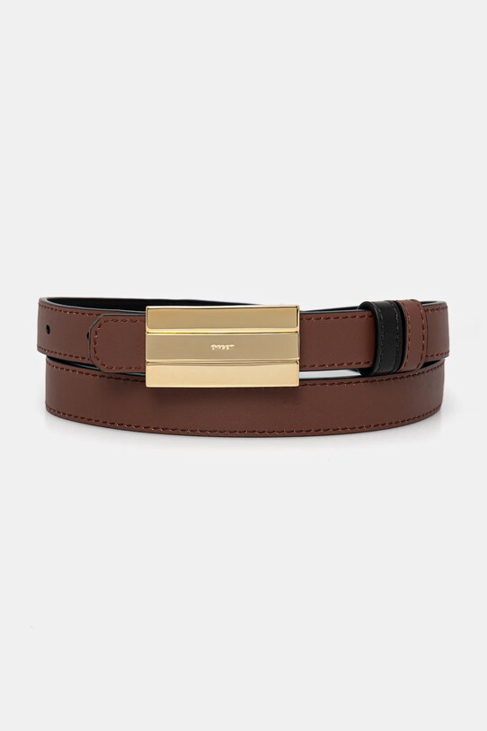 Bally pasek skórzany dwustronny WBG00A czarny SS25