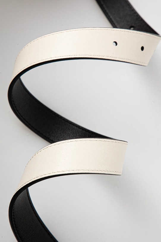 Аксессуары Двухсторонний кожаный ремень Bally WBG00B бежевый