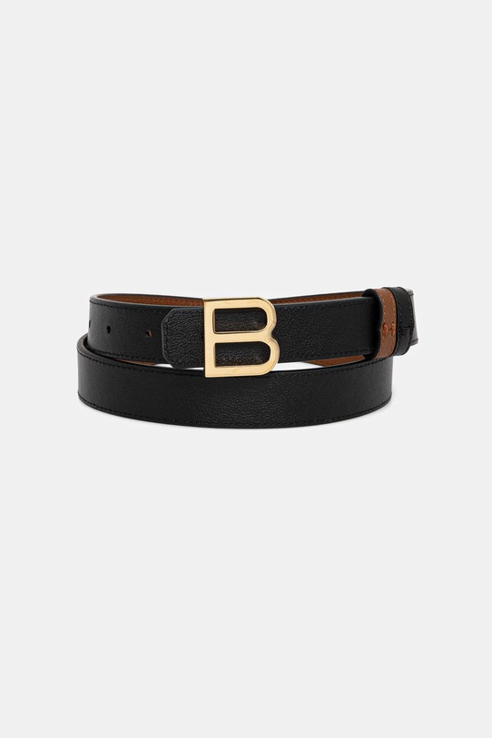 Bally pasek skórzany dwustronny WBG00B brązowy AW25