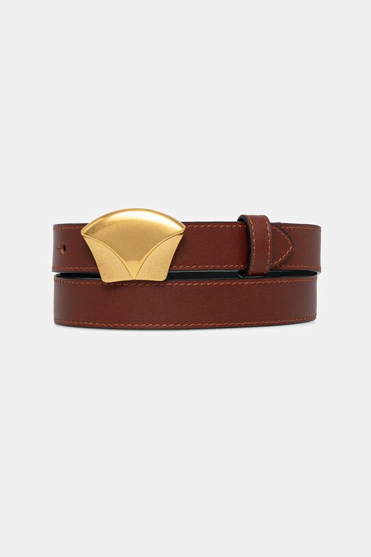 Sessun curea de piele maro 25216002