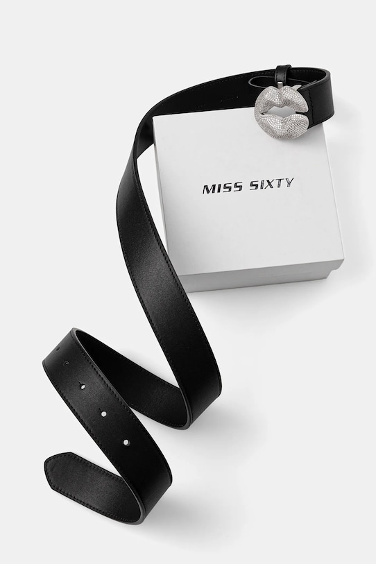 Doplňky Kožený pásek Miss Sixty 6S2BJ85500 černá