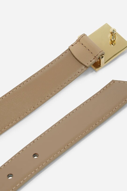 Karl Lagerfeld curea de piele bej A2W33051