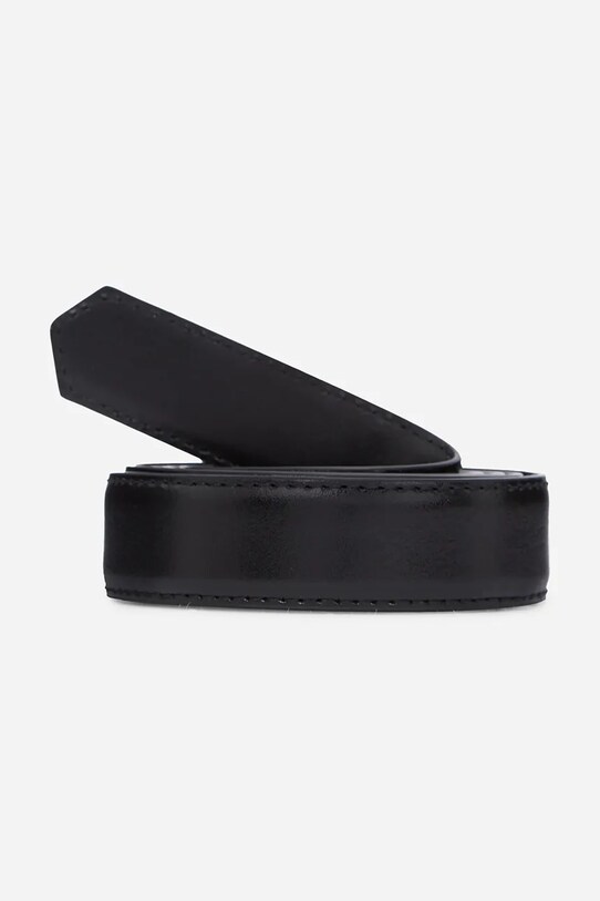 Karl Lagerfeld curea de piele A2W33051 negru SS25