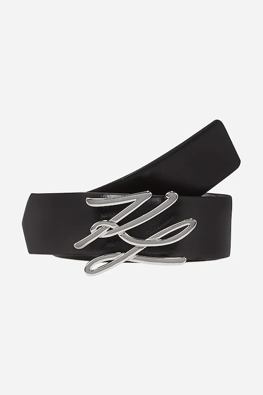 Karl Lagerfeld curea de piele negru A2W33057