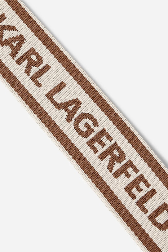 Akcesoria Karl Lagerfeld pasek do torebki A2W50022 beżowy