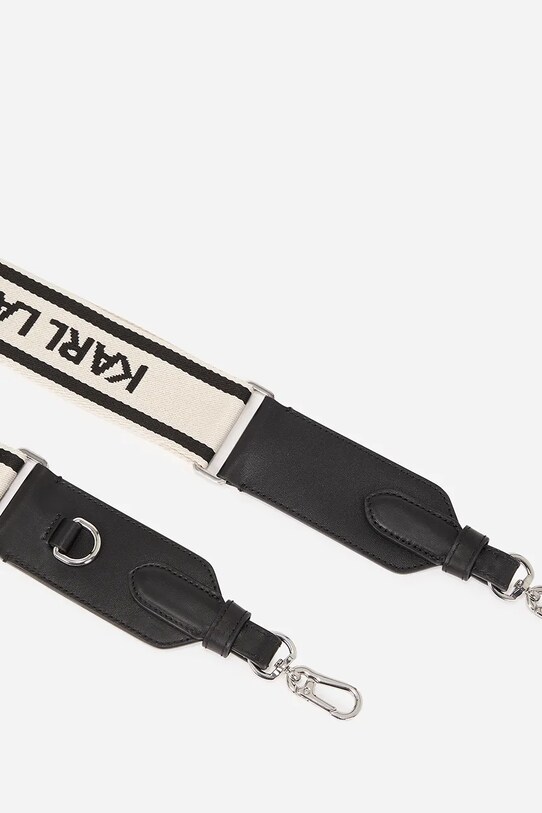 Karl Lagerfeld pasek do torebki czarny A2W50022