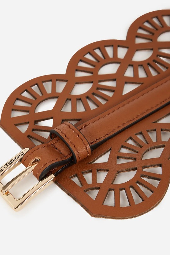 Accesorii Karl Lagerfeld curea A2W33037 maro