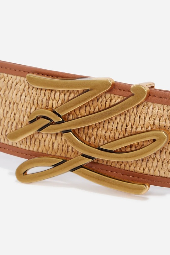 Doplnky Opasok Karl Lagerfeld A2W33052 hnedá