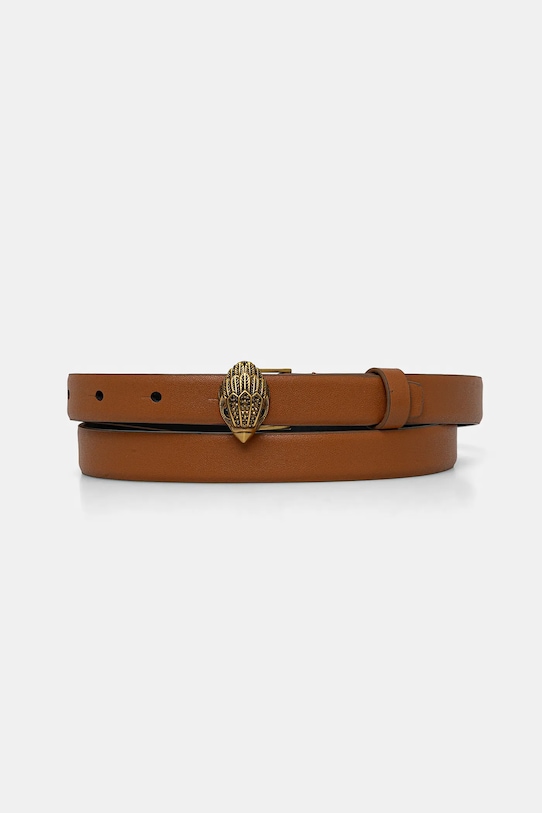 Kurt Geiger London curea de piele 20 EAGLE BELT maro 9693433109