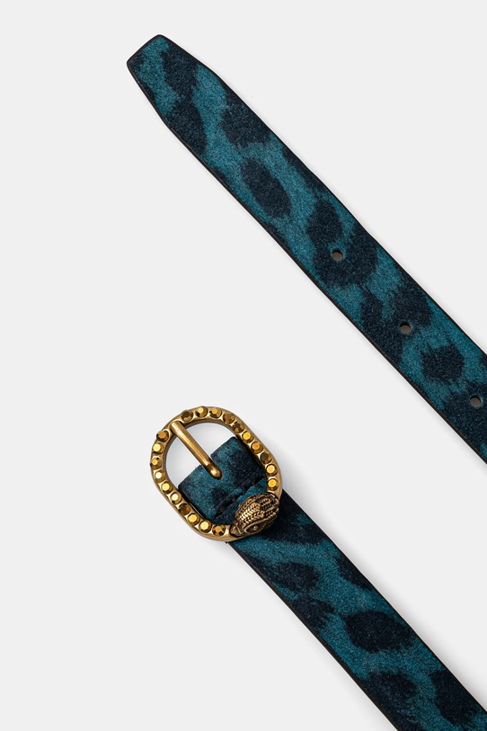 Kurt Geiger London curea de piele 18 MAFAIR BELT 3654085209 bleumarin SS25