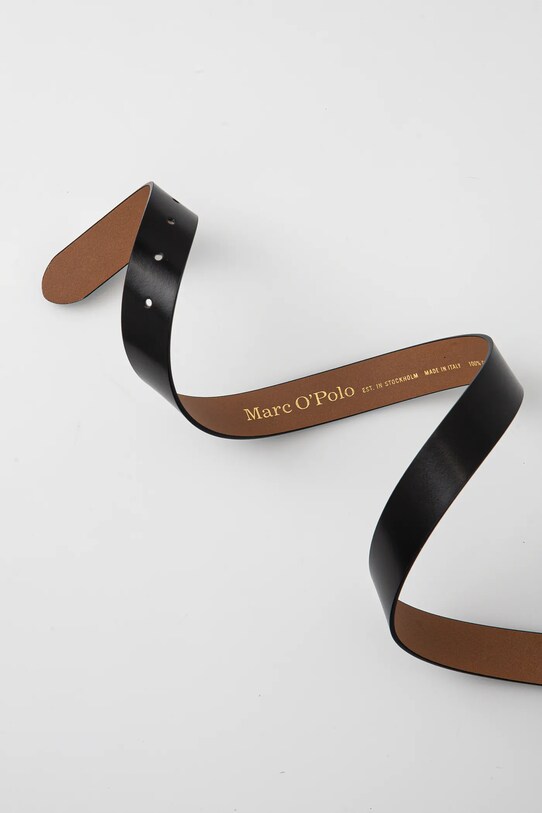 Marc O'Polo curea de piele 50317739507203 negru SS25