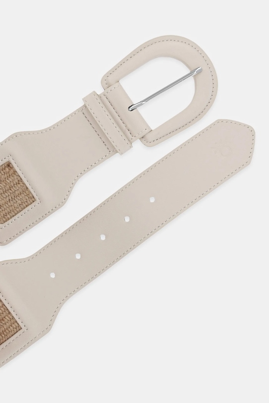 Ζώνη United Colors of Benetton 6LNTDL018 μπεζ SS25