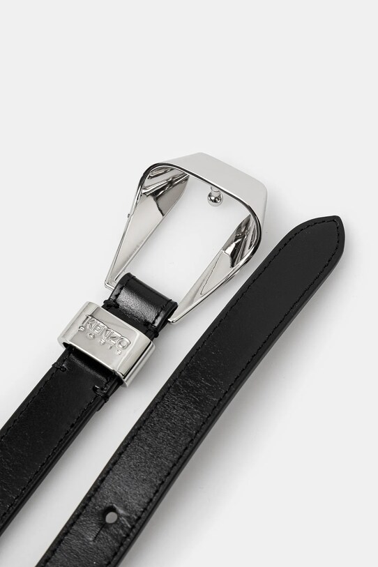 Kenzo pasek skórzany FE62CE040L03.AG czarny SS25