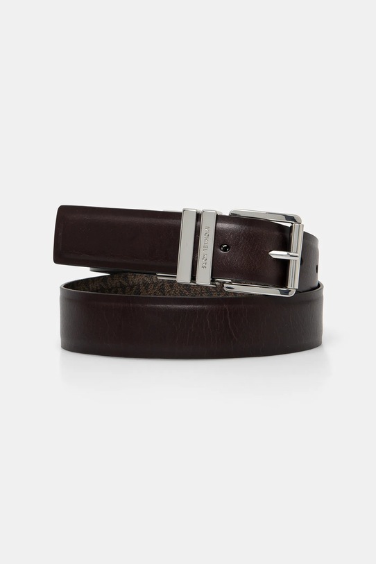 Obojstranný opasok MICHAEL Michael Kors imitácia kože hnedá 559157