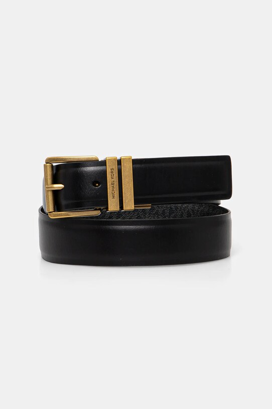 Obojstranný opasok MICHAEL Michael Kors imitácia kože čierna 559157