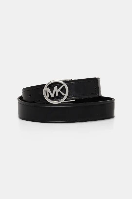 Кожаный ремень MICHAEL Michael Kors имитация натуральной кожи чёрный 559167