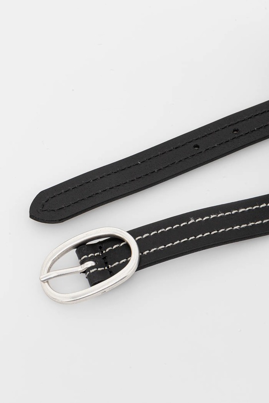 Kožený pásek Sisley 6R3NWL02Y černá SS25