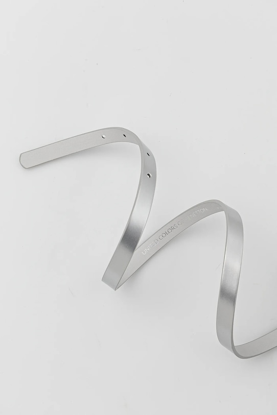 Pas United Colors of Benetton 6P6KCL00P.G.Seasonal srebrna SS25