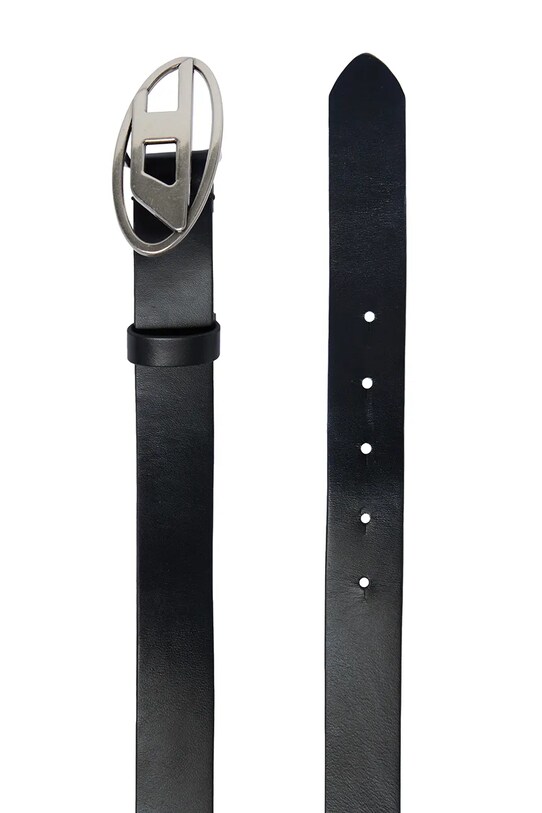 Usnjen otroški pas Diesel B1DR BELTS J01226 črna SS25