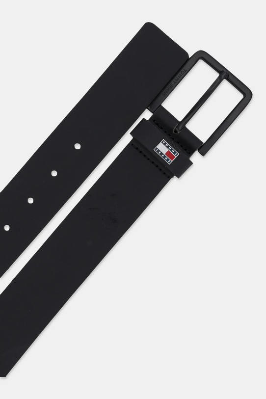 Kožni remen Tommy Jeans AM0AM12928 crna SS25