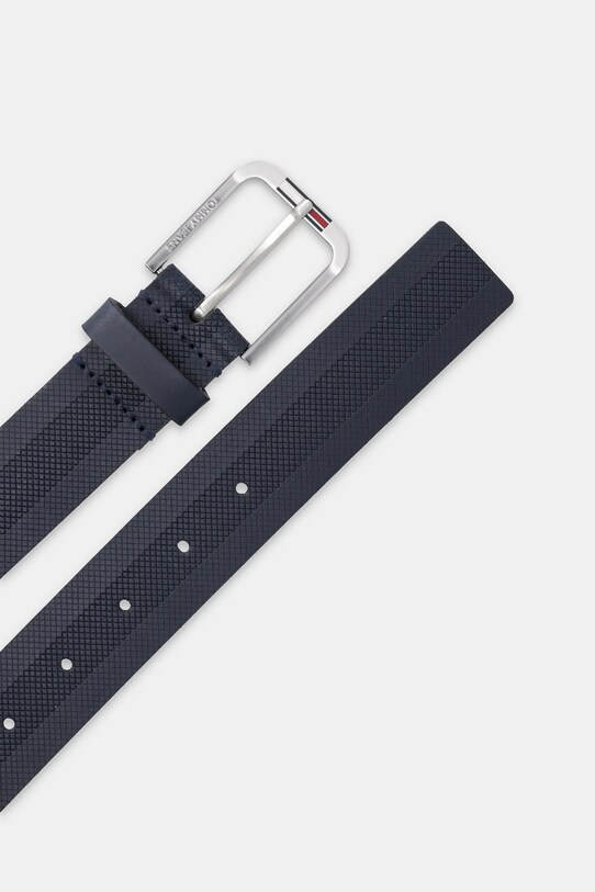 Kožený pásek Tommy Jeans AM0AM12926 námořnická modř SS25