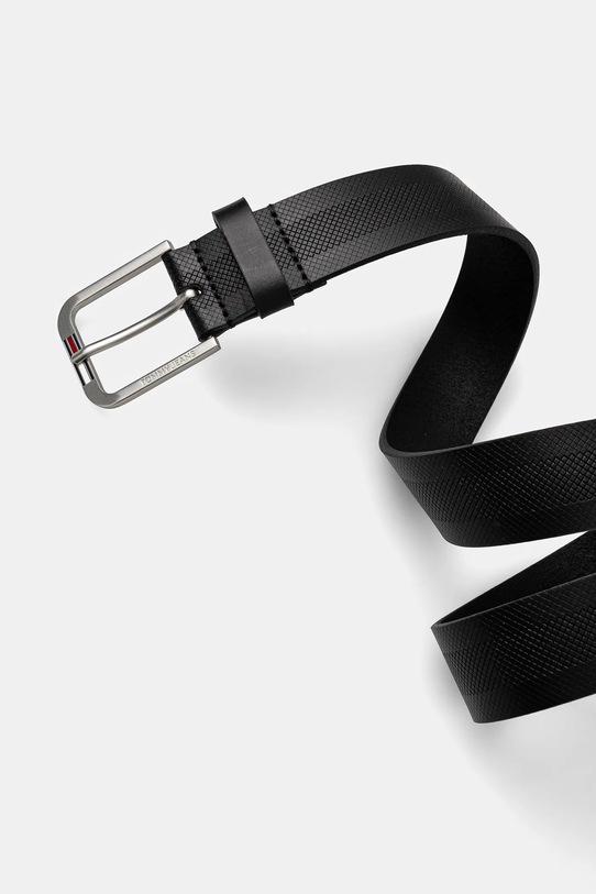 Tommy Jeans pasek skórzany AM0AM12926 czarny SS25