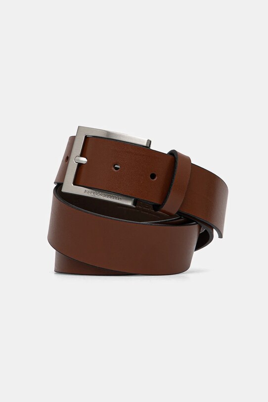 Karl Lagerfeld curea de piele maro 551498.815300