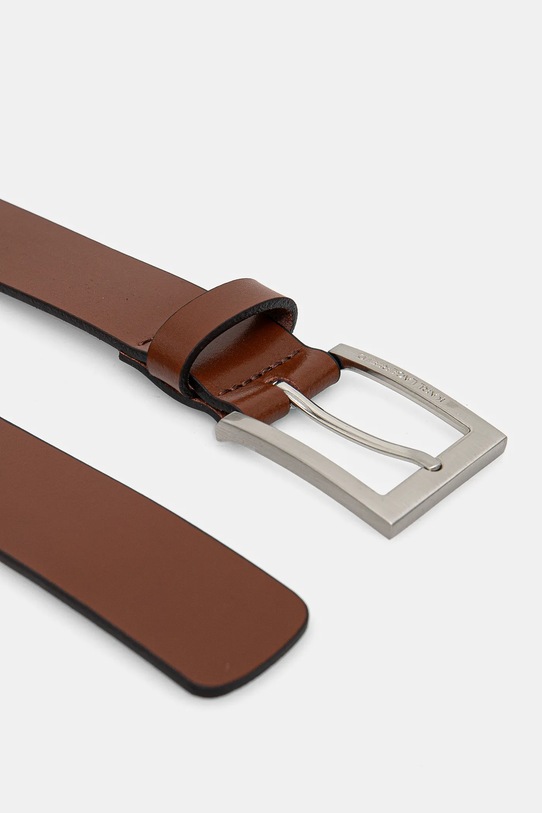 Kožený pásek Karl Lagerfeld 551498.815300 hnědá SS25