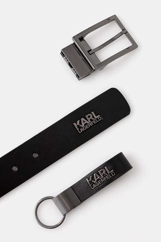 Accesorii Karl Lagerfeld curea și breloc 551435.815301 negru