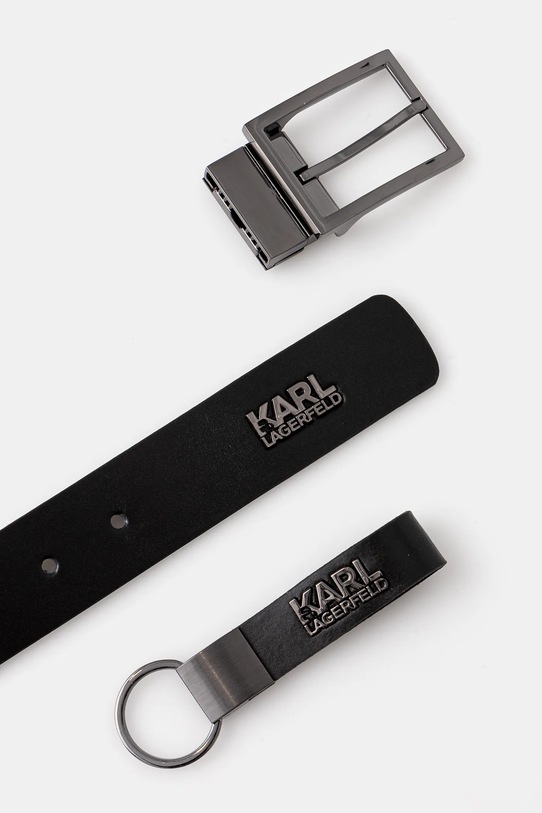 Doplňky Opasek a přívěsek na klíče Karl Lagerfeld 551435.815301 černá