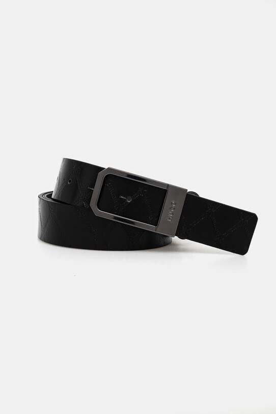 HUGO curea de piele negru 50537008