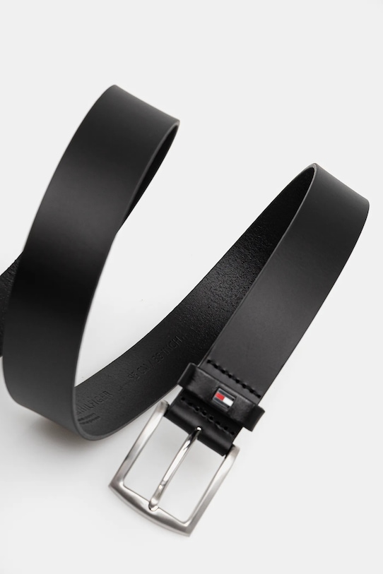 Tommy Hilfiger cintura in pelle AM0AM13011 nero SS25