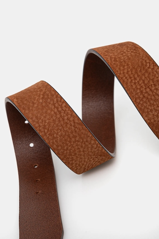 Tommy Hilfiger pasek skórzany AM0AM13019 brązowy SS25