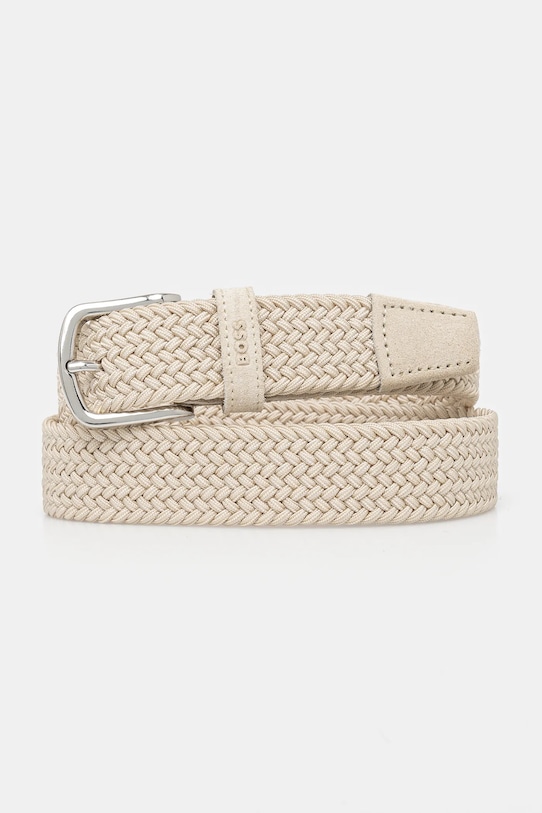 Ремінь BOSS замша бежевий 50537169