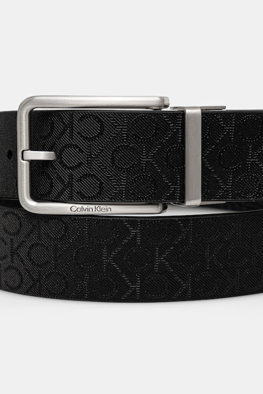 Двосторонній шкіряний ремінь Calvin Klein чорний K50K512647