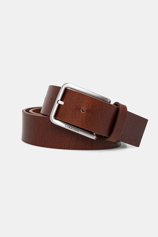 Kožený pásek Calvin Klein hnědá K50K512651