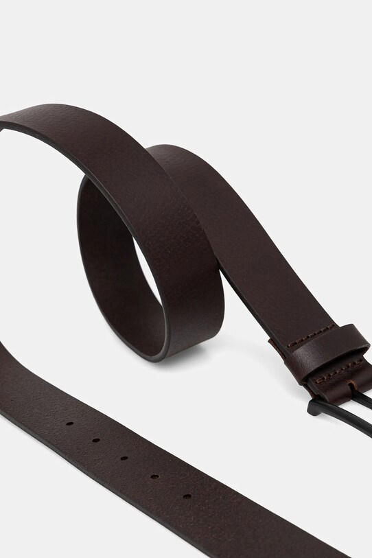 Шкіряний ремінь Calvin Klein K50K512651 коричневий SS25