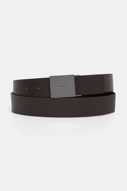 Шкіряний ремінь Calvin Klein коричневий K50K512660