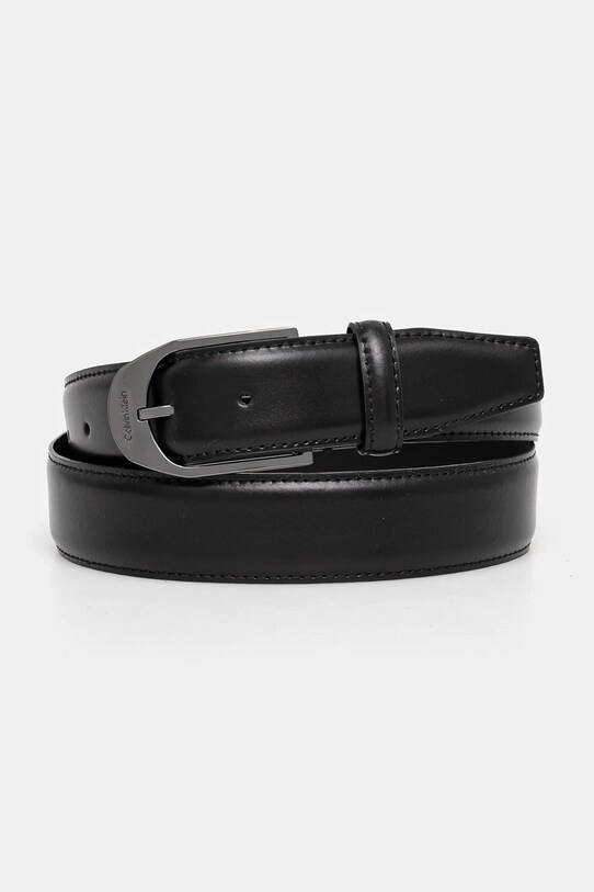 Двосторонній шкіряний ремінь Calvin Klein чорний K50K512668