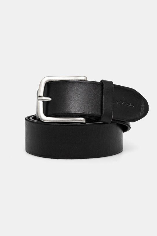 Marc O'Polo curea de piele Planet friendly negru 41027749501103