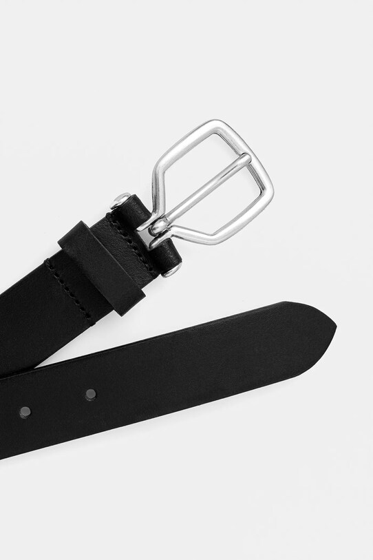 Sisley curea de piele 6G8ZSL01A negru SS25