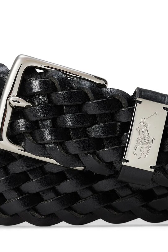 Кожаный ремень Polo Ralph Lauren 405931713 чёрный SS25