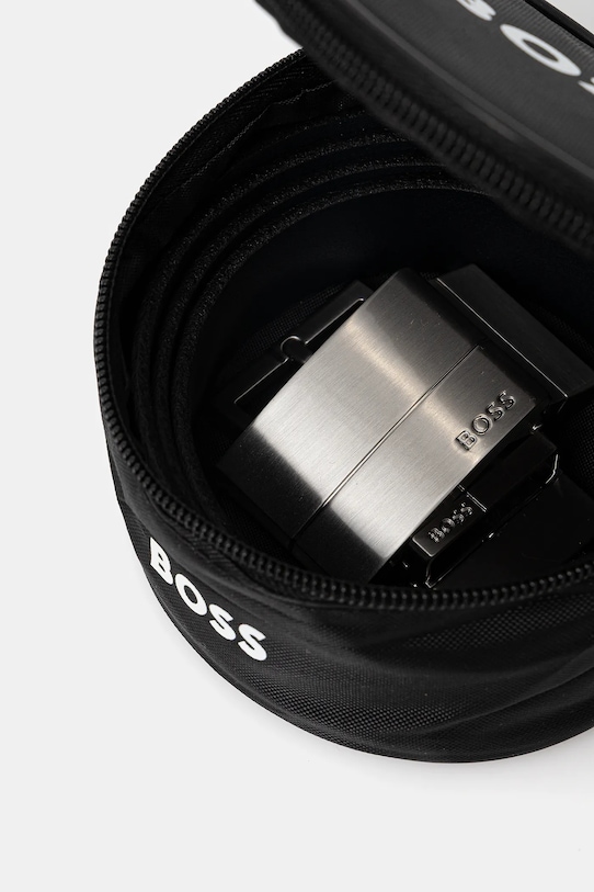 Δερμάτινη ζώνη BOSS Geppy-Soft_Gb35_pp μαύρο 50537100