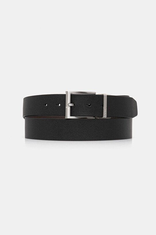 BOSS pasek skórzany Geppy-Soft_Gb35_pp 50537100 czarny SS25