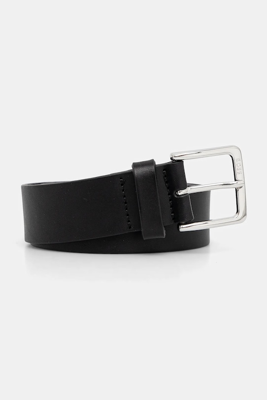 BOSS curea de piele negru 50542192