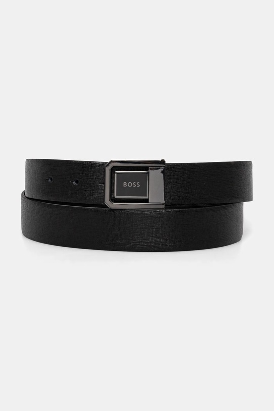 BOSS curea de piele cu doua fete 50543165 negru SS25