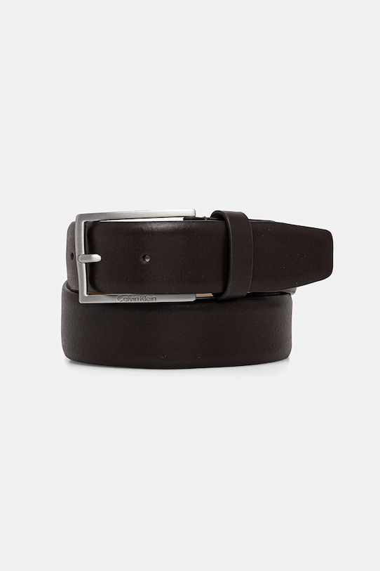 Calvin Klein pasek skórzany brązowy K50K512833