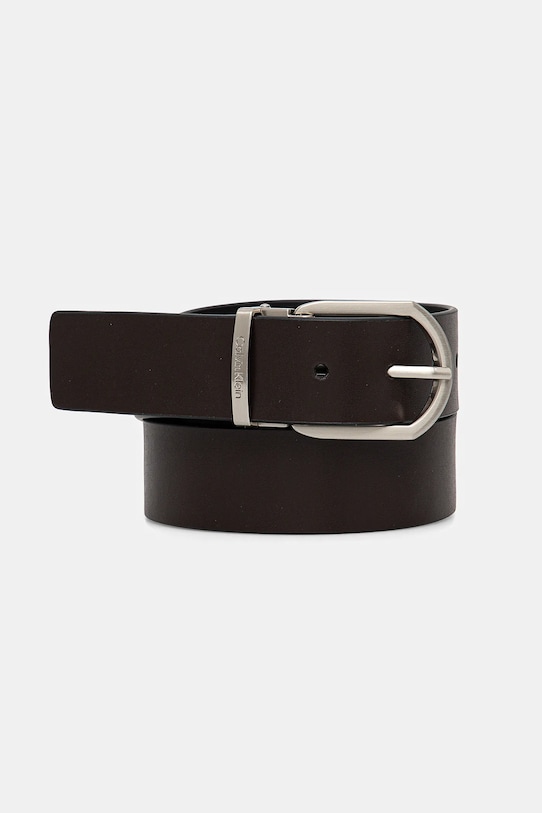 Calvin Klein pasek skórzany brązowy K50K512838
