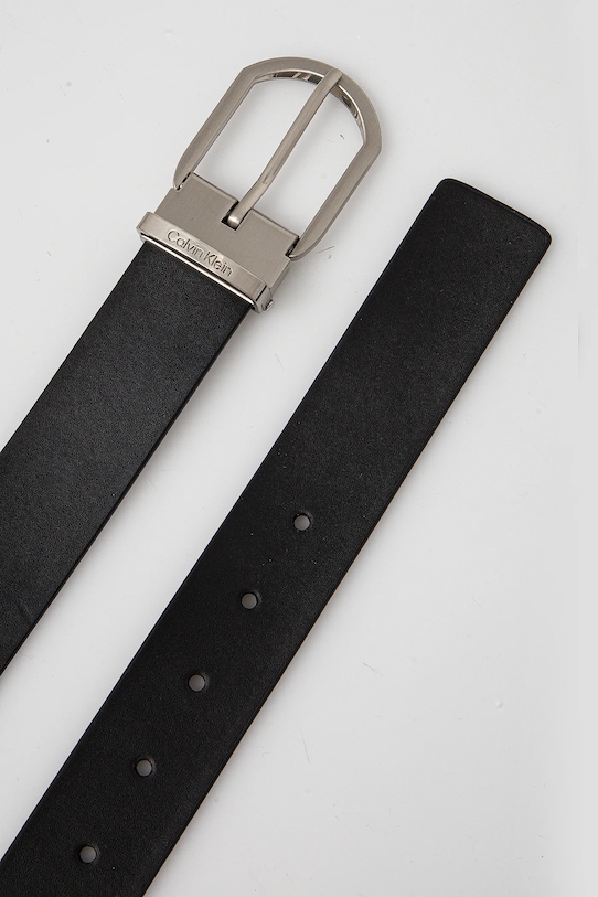 Calvin Klein pasek skórzany K50K512838 czarny SS25